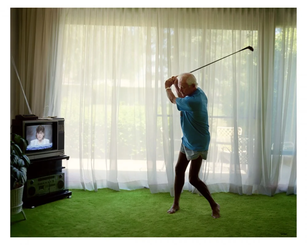 Pfh27 sultan golfswing 1986 1000x800 - Quand la photographie est-elle rentrée dans l'intime ? - Thomas Hammoudi - Histoire