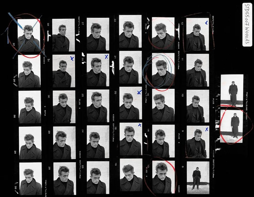 Contact sheet print james dean dennis stock 1024x - Comment booster sa créativité, autrement qu'avec de la drogue - Thomas Hammoudi - Pratique