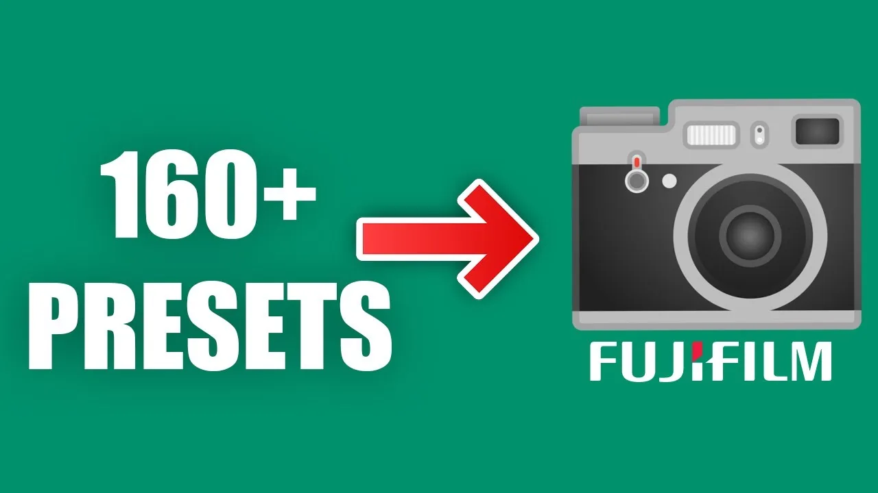 160+ presets DIRECTEMENT dans votre Fujifilm !