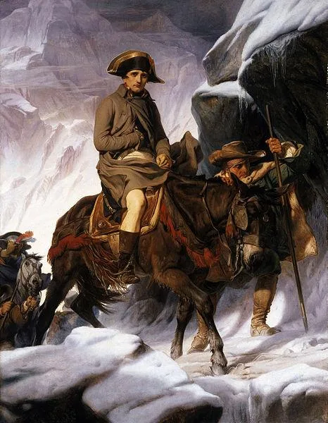 Napoleon crossing the alps 1850.jpglarge - Retoucher, c'est tricher ? - Thomas Hammoudi - Histoire