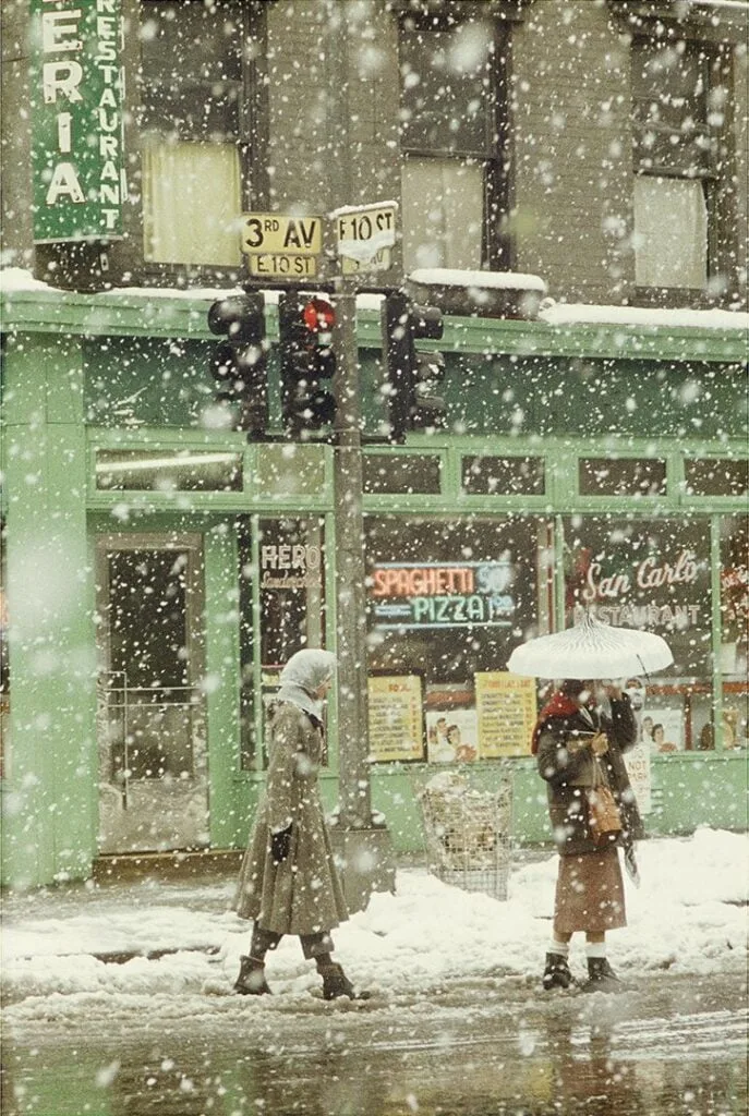 Saul leiter color san+carlo+restaurant 1952 crop - - Thomas Hammoudi