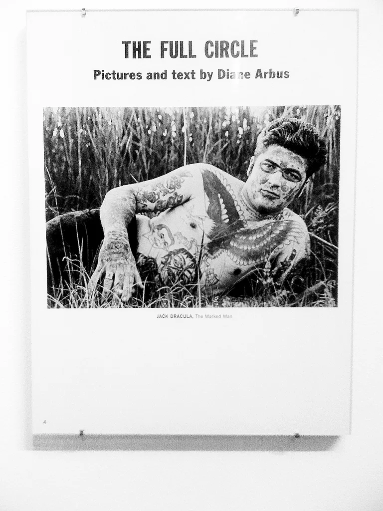 Vue de l'exposition Diane Arbus, The Full Circle