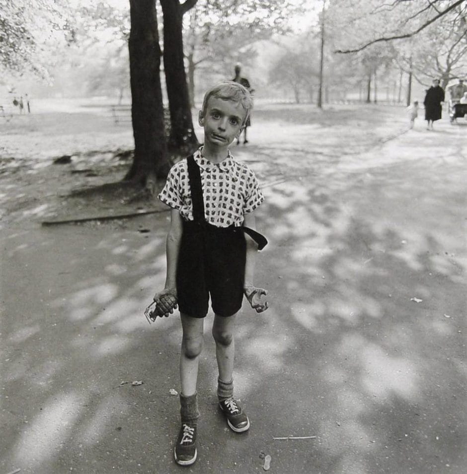 Child with a Toy Hand Grenade in Central Park, N.Y.C., 1962