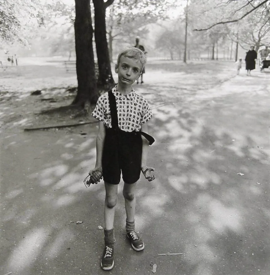 Child with a Toy Hand Grenade in Central Park, N.Y.C., 1962