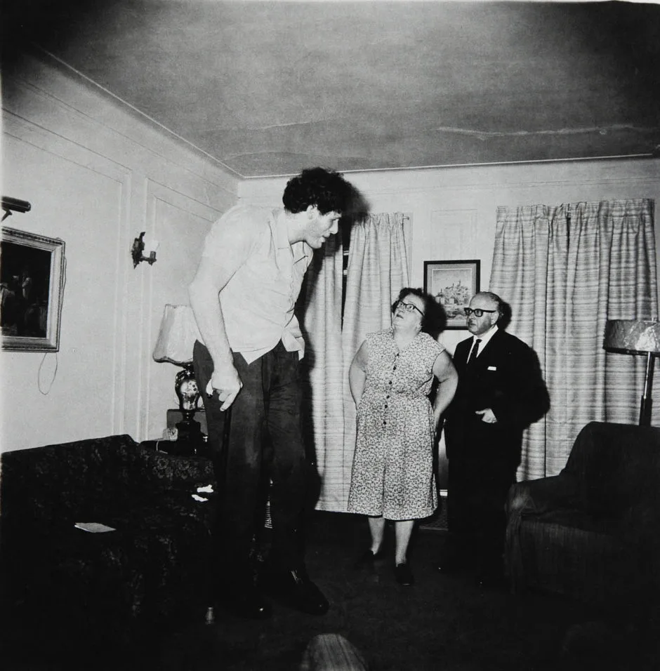 Diane Arbus, A Jewish Giant at Home with His Parents in the Bronx (1970)