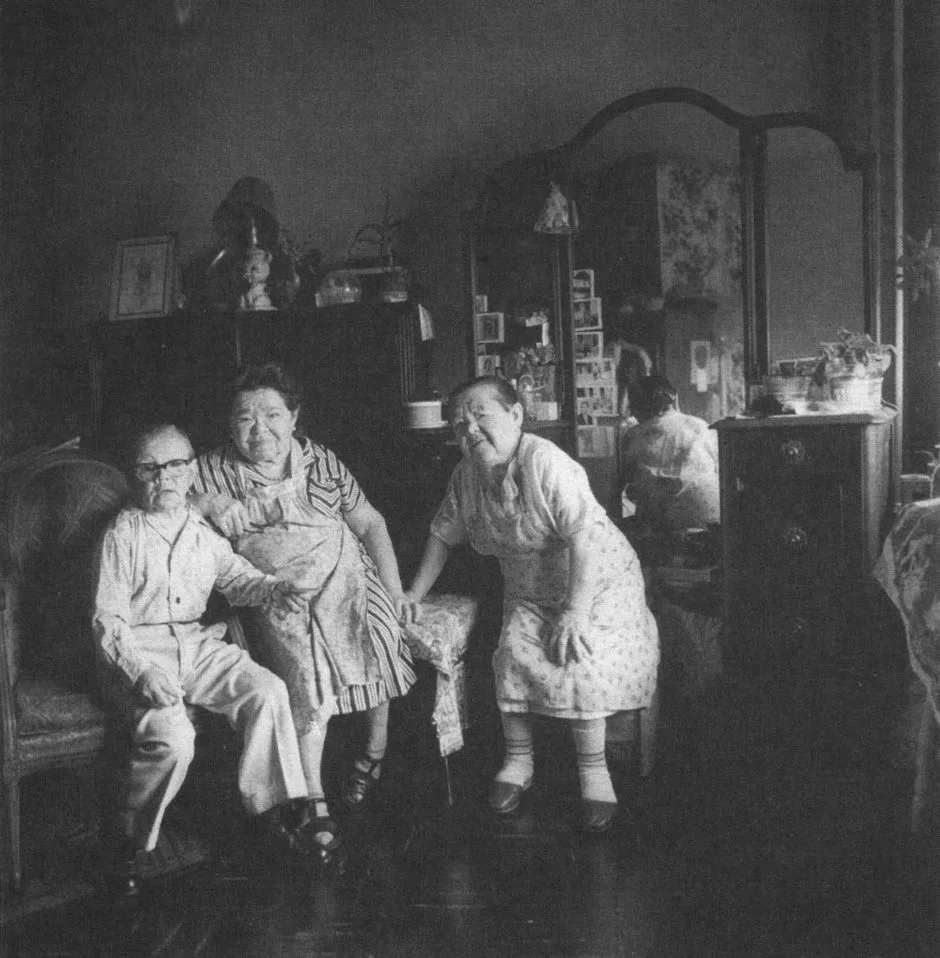 Russian Midget Friends in a Living Room on 100th Street, N.Y.C., 1963