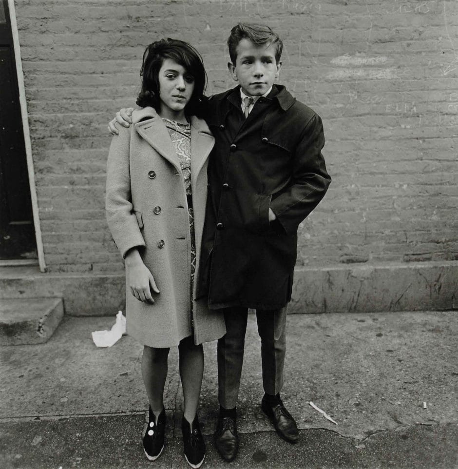 Teenage Couple on Hudson Street, N.Y.C., 1963