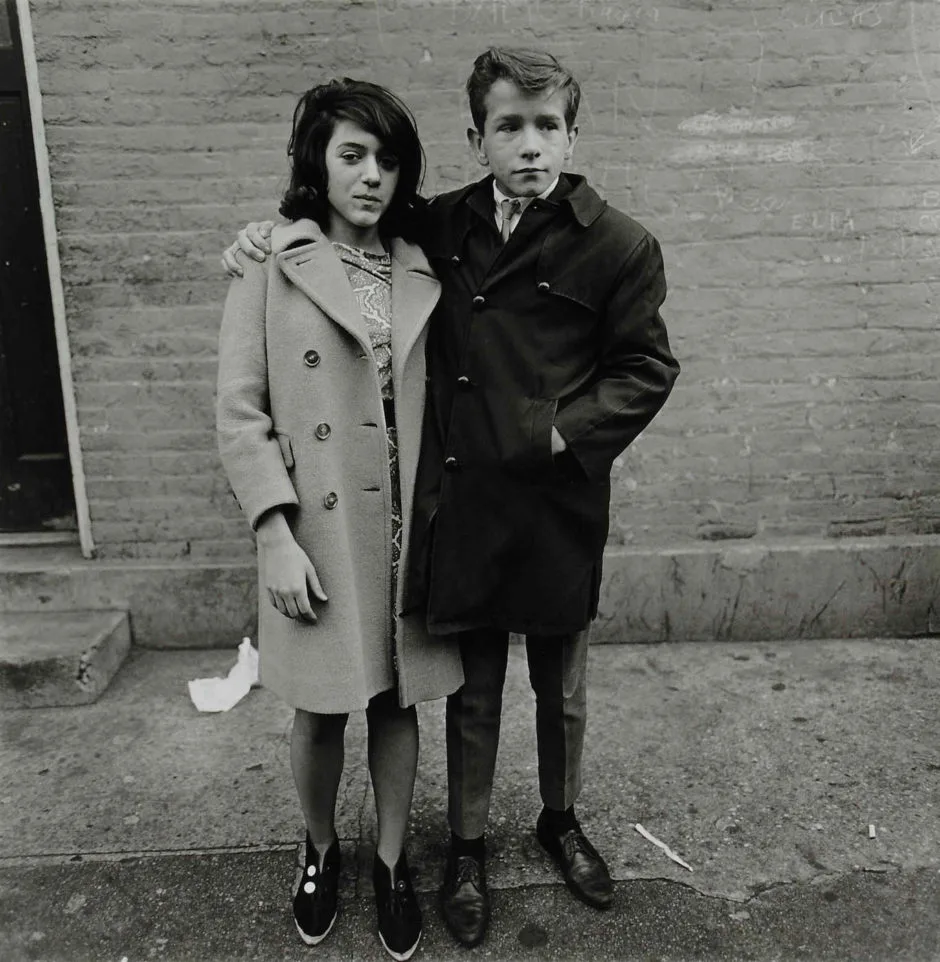Teenage Couple on Hudson Street, N.Y.C., 1963
