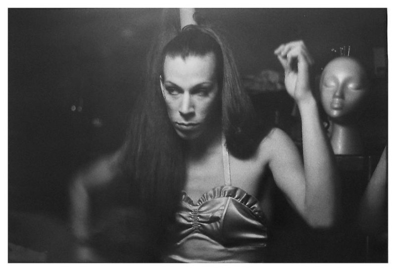 Nan Goldin, Ivy with a Wigstand, Boston, 1973