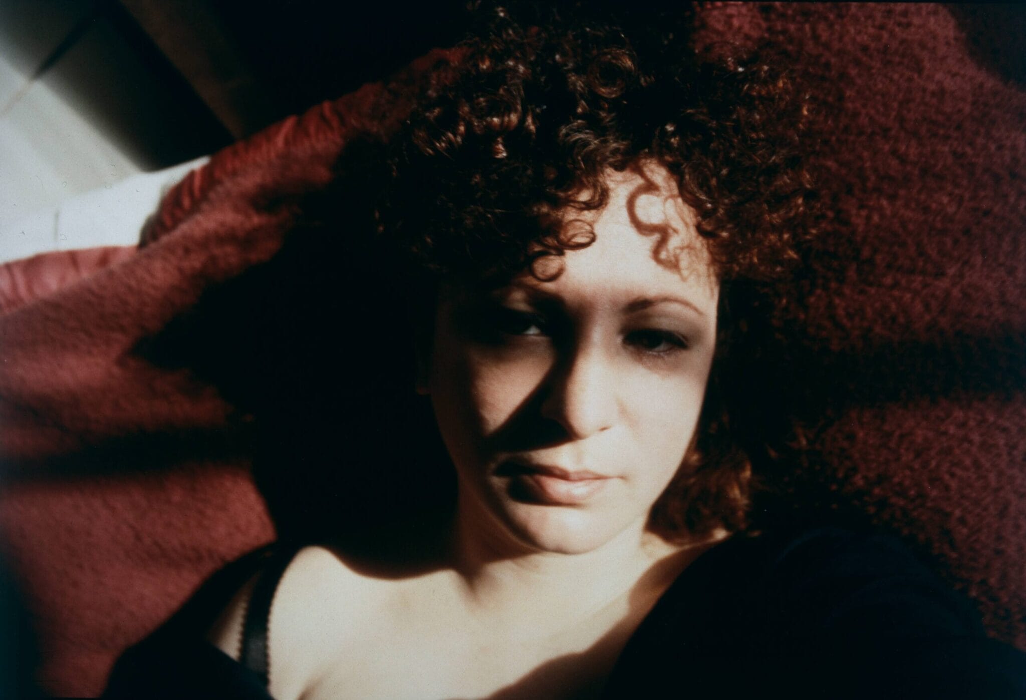 Nan Goldin, Self-portrait with eyes turned inward, Boston, 1989