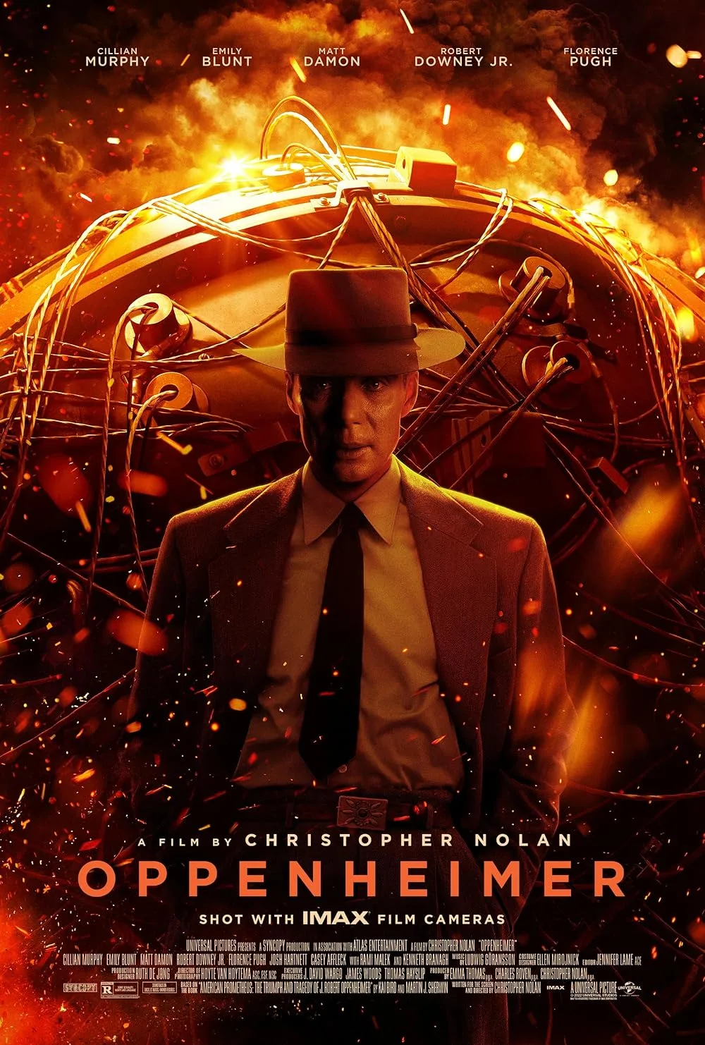 Affiche du film Oppenheimer (2023) de Christopher Nolan