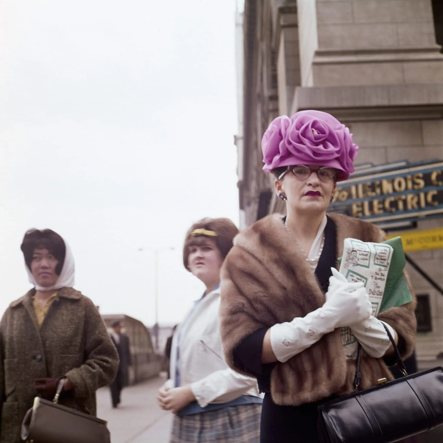 Vivian Maier, photographie couleur Ektachrome, New York