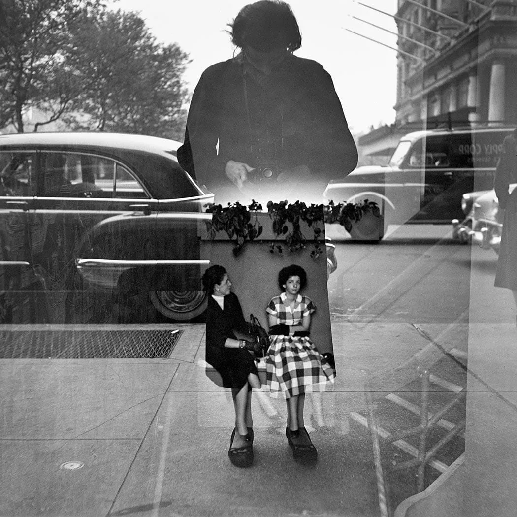 Autoportrait de Vivian Maier, New York, 1954