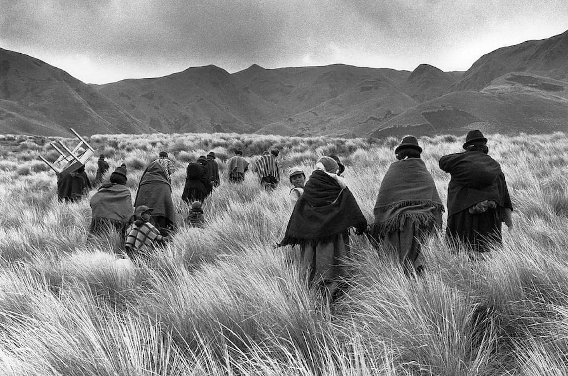 Sebastião Salgado, Autres Amériques, communauté andine, Équateur, 1982