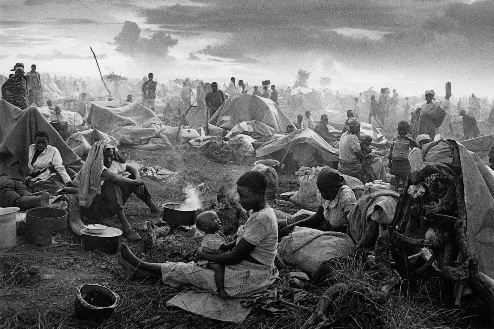 Sebastião Salgado, réfugiés rwandais, 1994