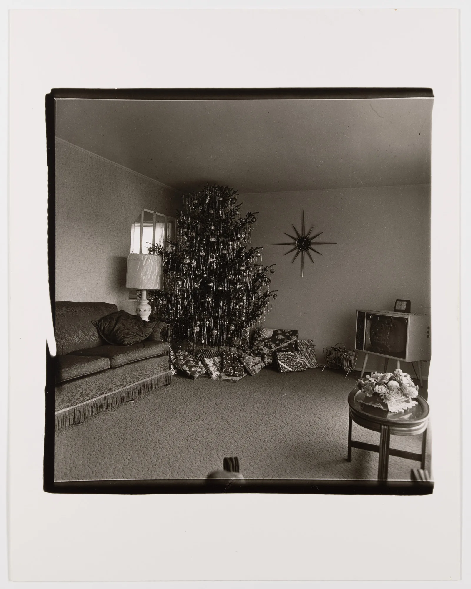 Xmas Tree in a Living Room, Levittown, L.I., 1963