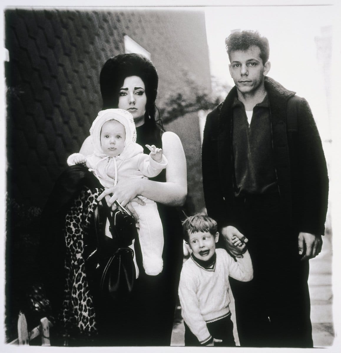 Diane Arbus, A Young Brooklyn Family Going for a Sunday Outing, N.Y.C. (1966)