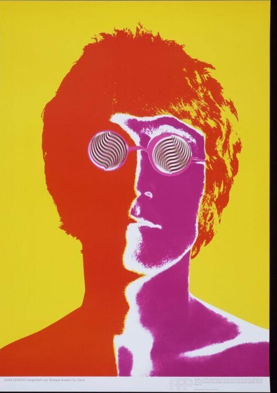 Portrait psychédélique de John Lennon par Richard Avedon, 1967