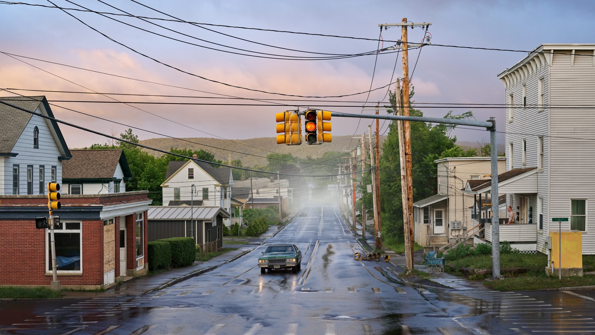Gregory Crewdson, Untitled, série An Eclipse of Moths, rue de Pittsfield