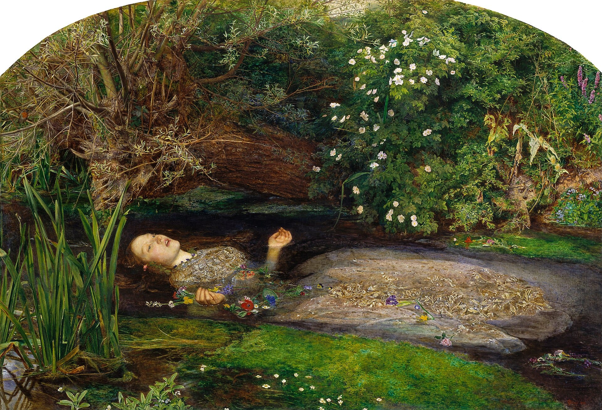 Ophélie, John Everett Millais (1851-1852)