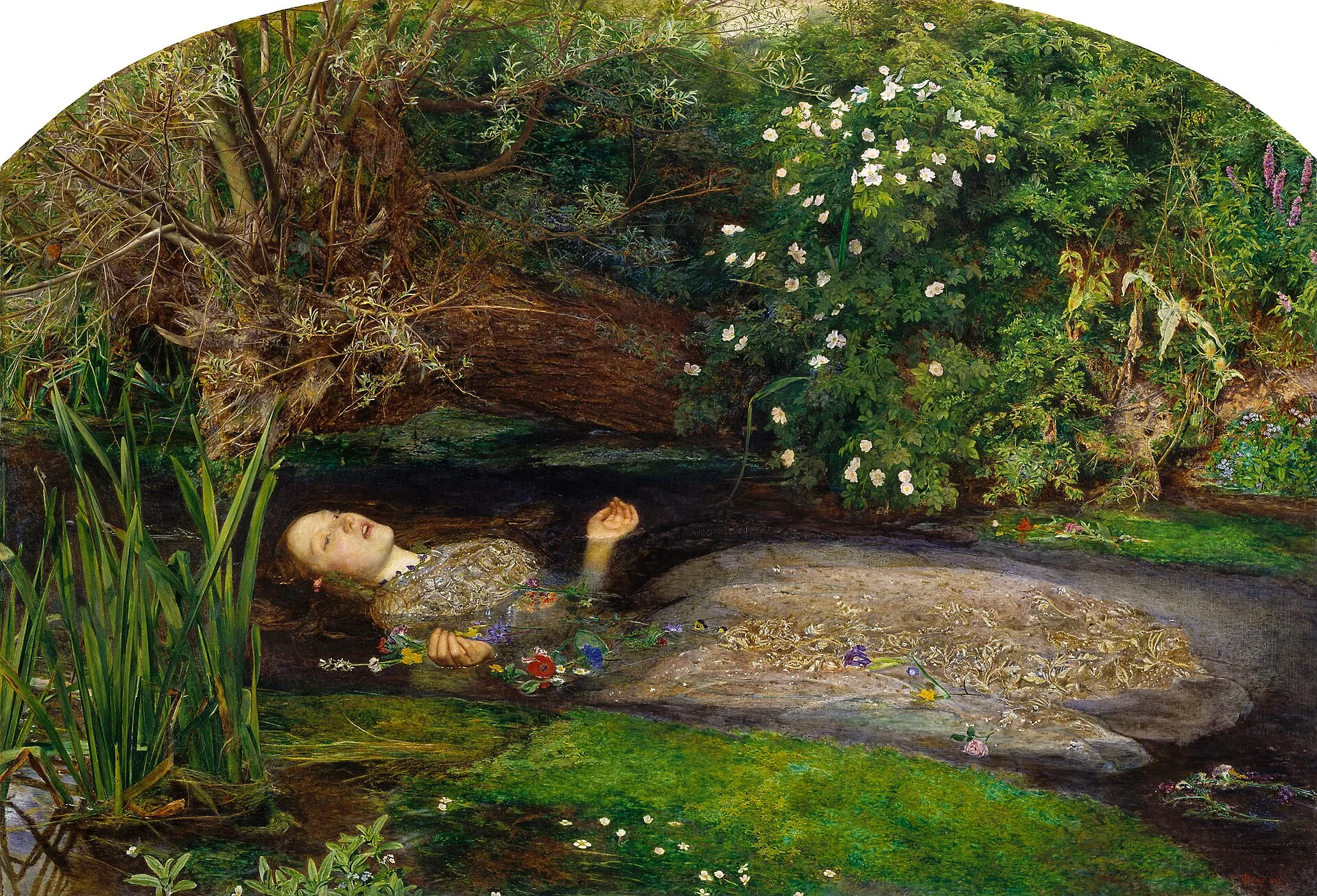 Ophélie, John Everett Millais (1851-1852)