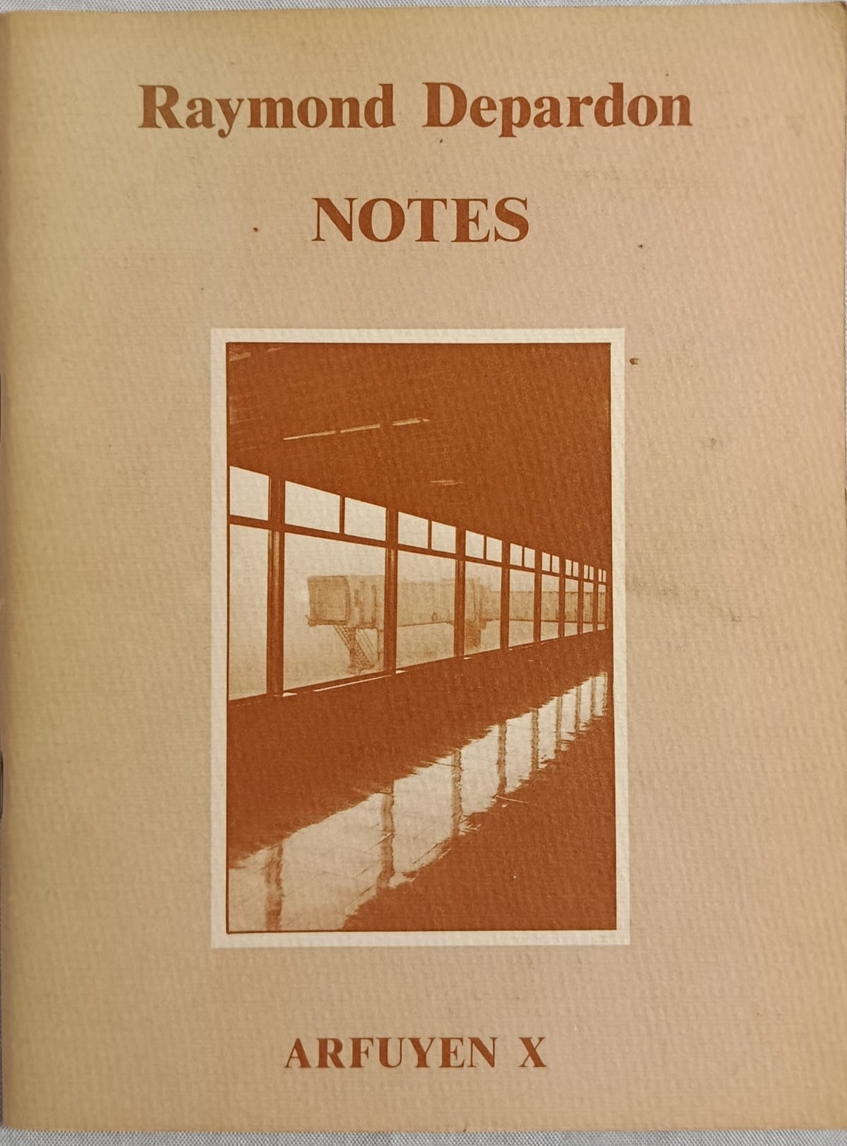 Couverture de Notes de Raymond Depardon (Arfuyen, 1979)