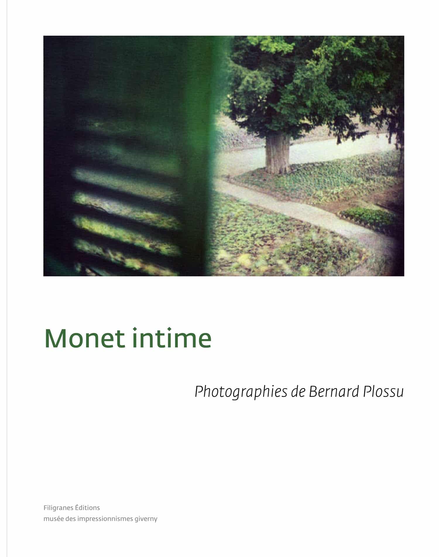 Couverture du livre Monet intime, photographies de Bernard Plossu