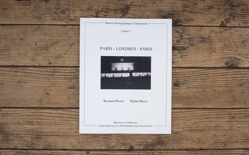 Couverture du cahier no 1 de la Mission photographique Transmanche : Paris-Londres-Paris, Bernard Plossu et Michel Butor