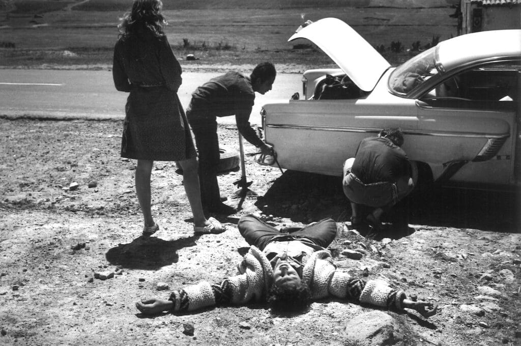 Le Voyage mexicain, Bernard Plossu, 1965-1966 : scène de route