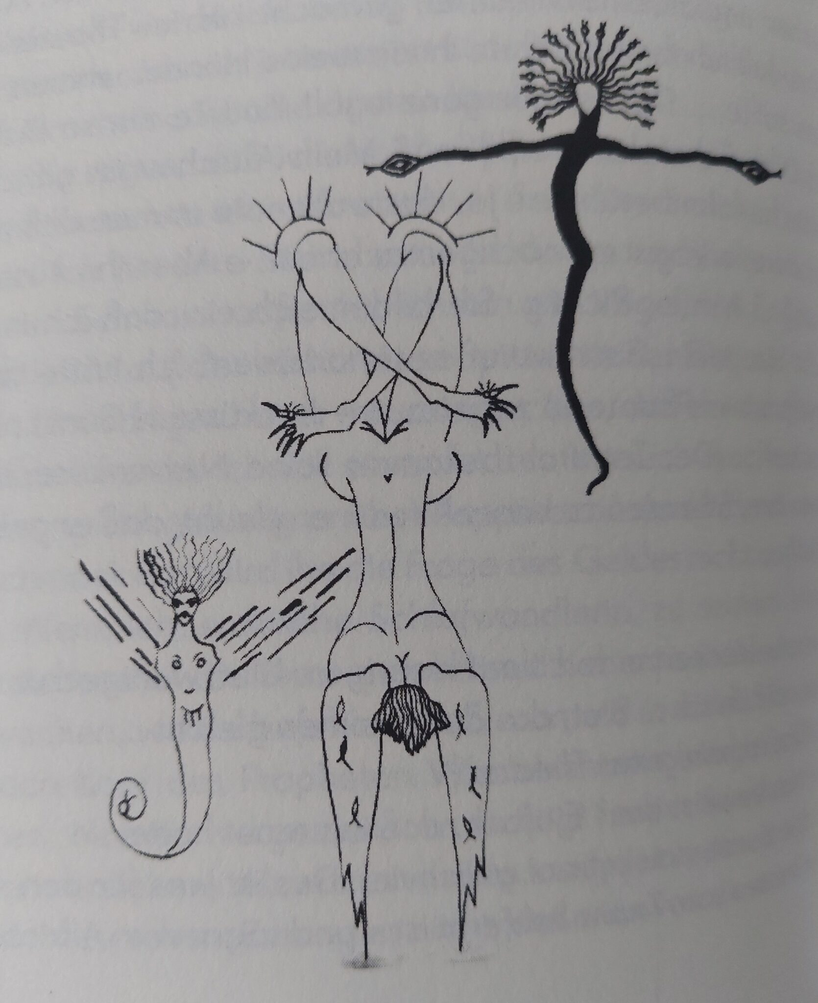 Page d'Héroïnes de Claude Cahun, Salomé la sceptique, 1925