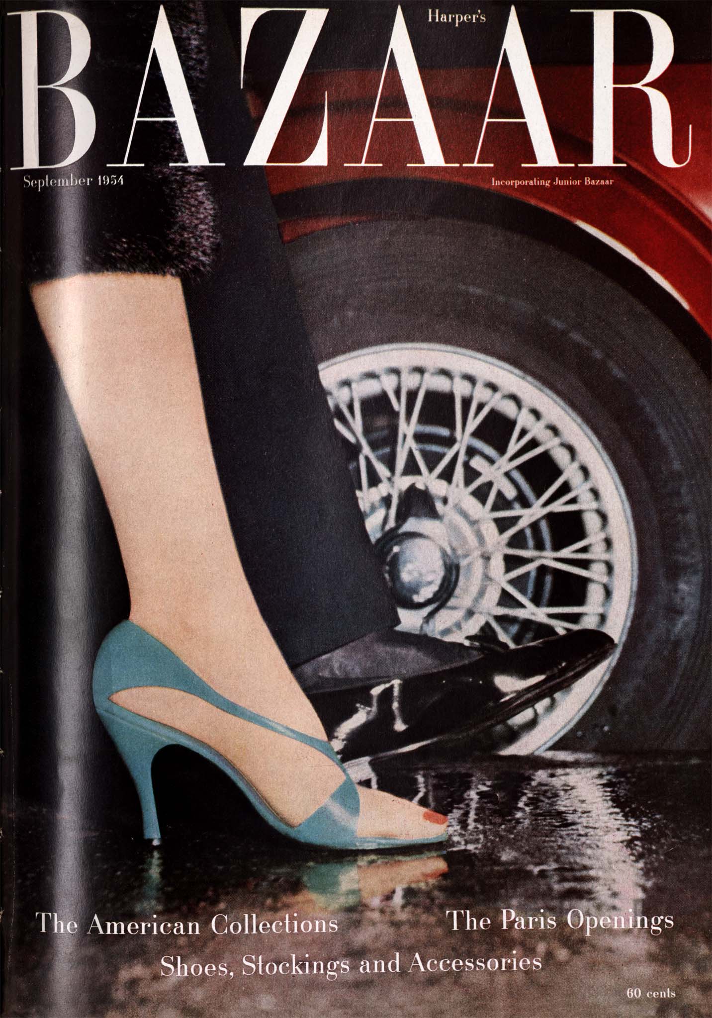 Couverture de Harper's Bazaar de septembre 1954, photographie de Richard Avedon