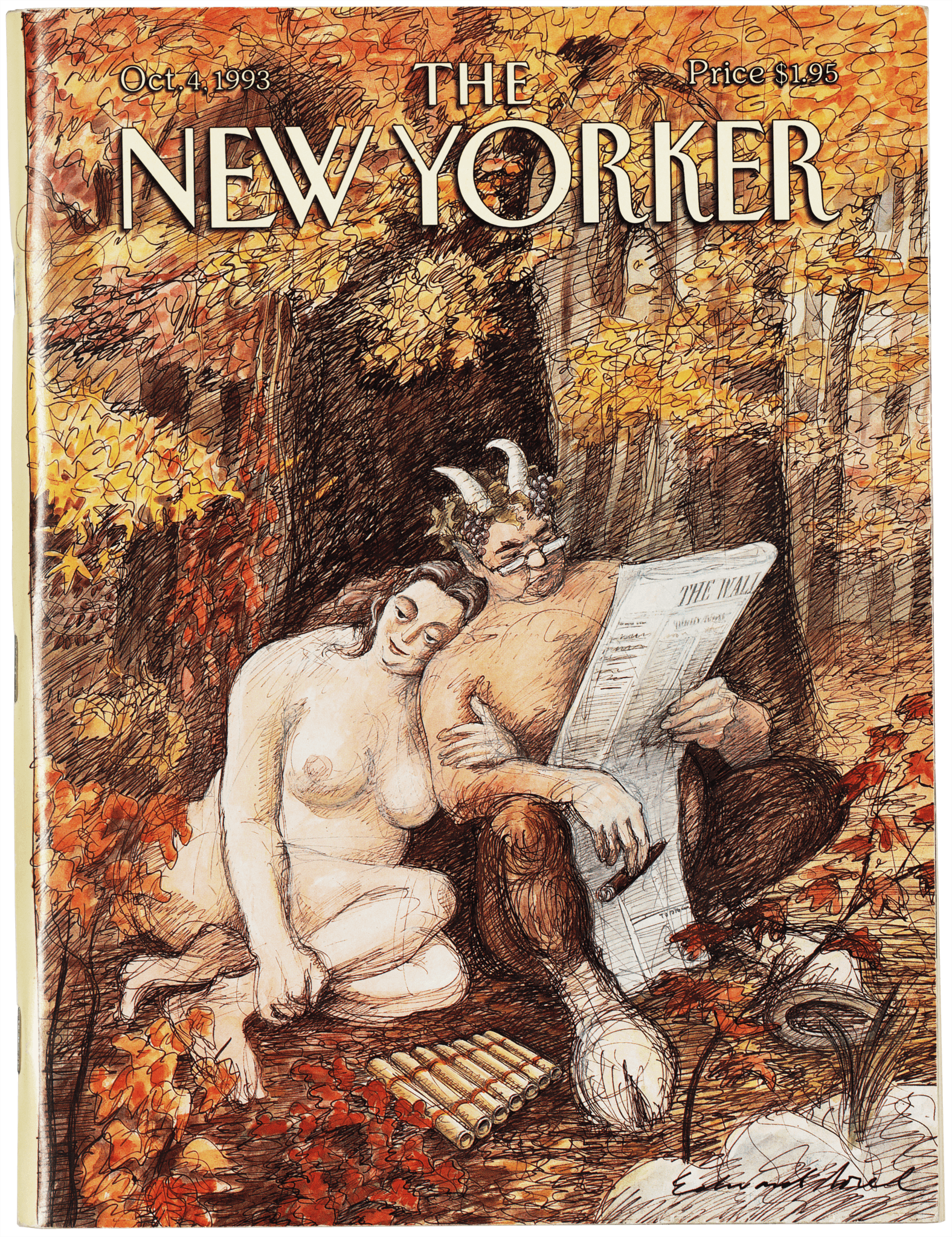 Couverture du New Yorker du 4 octobre 1993, photographie de Richard Avedon