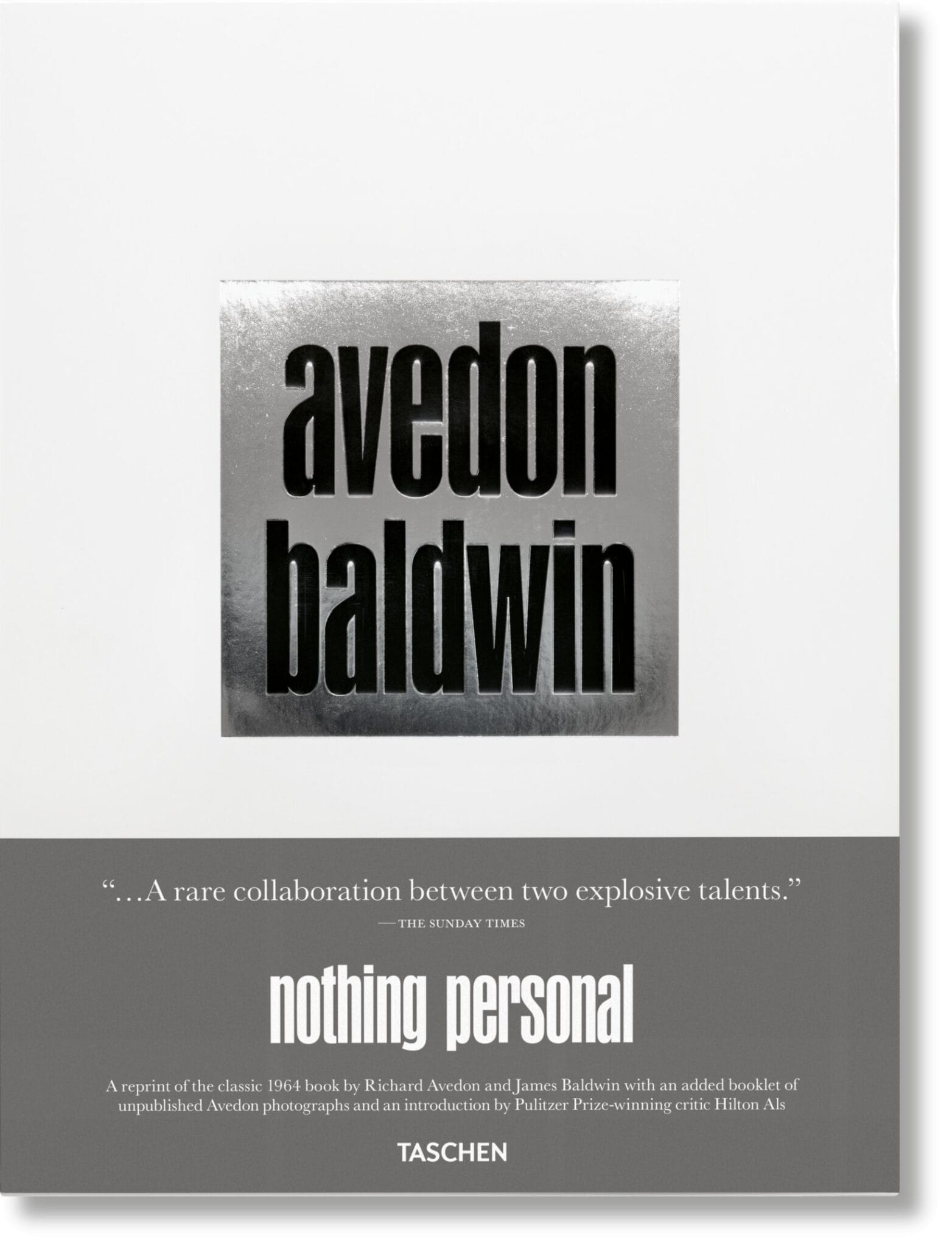 Couverture du livre Nothing Personal de Richard Avedon et James Baldwin, 1964