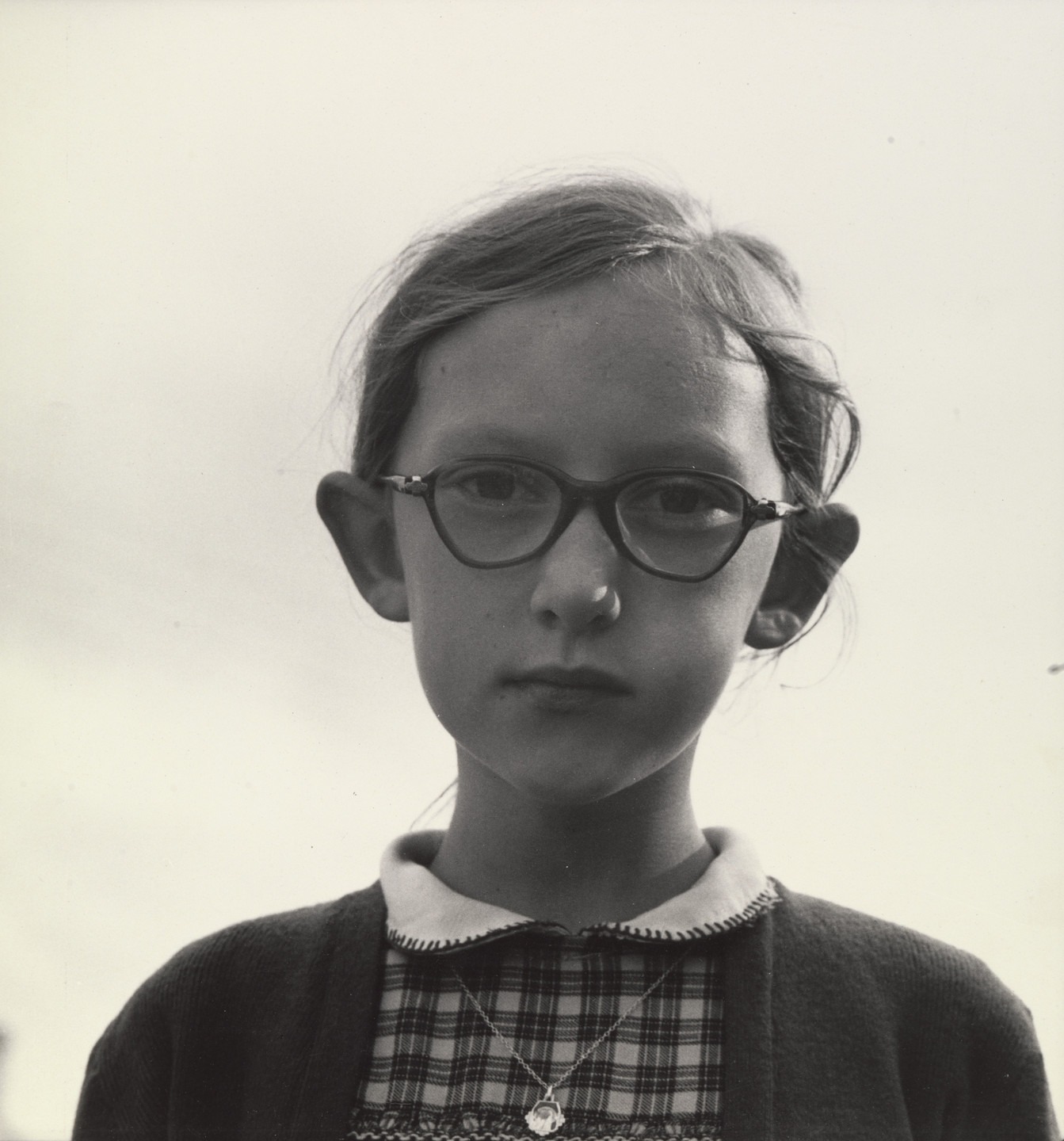 Portrait d'une enfant du comté de Clare, Irlande, 1954