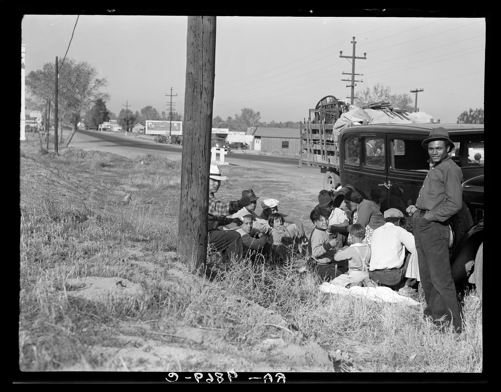 Travailleurs agricoles mexicains dans l'Imperial Valley, Californie, par Dorothea Lange