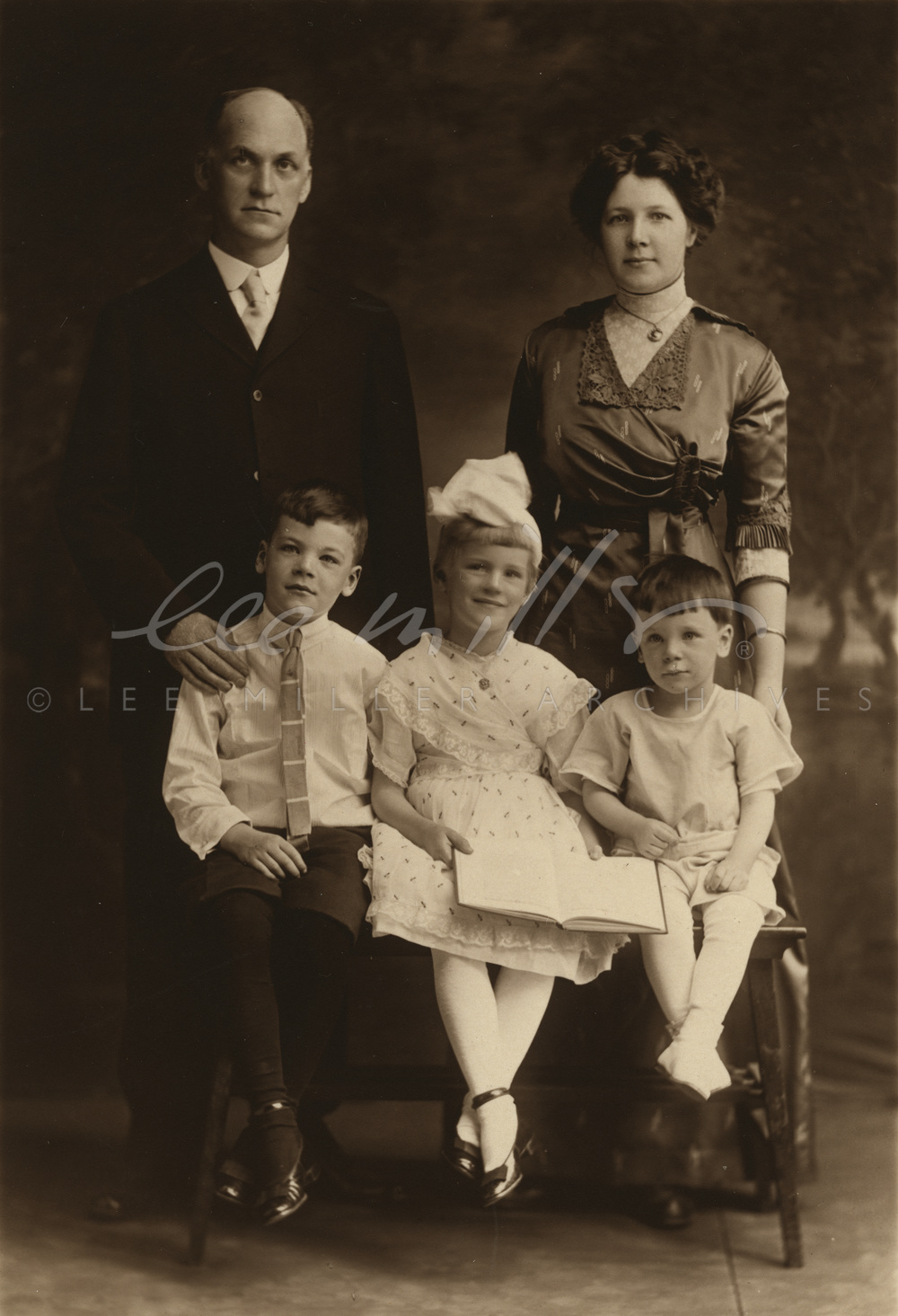 La famille Miller réunie à New York en 1912