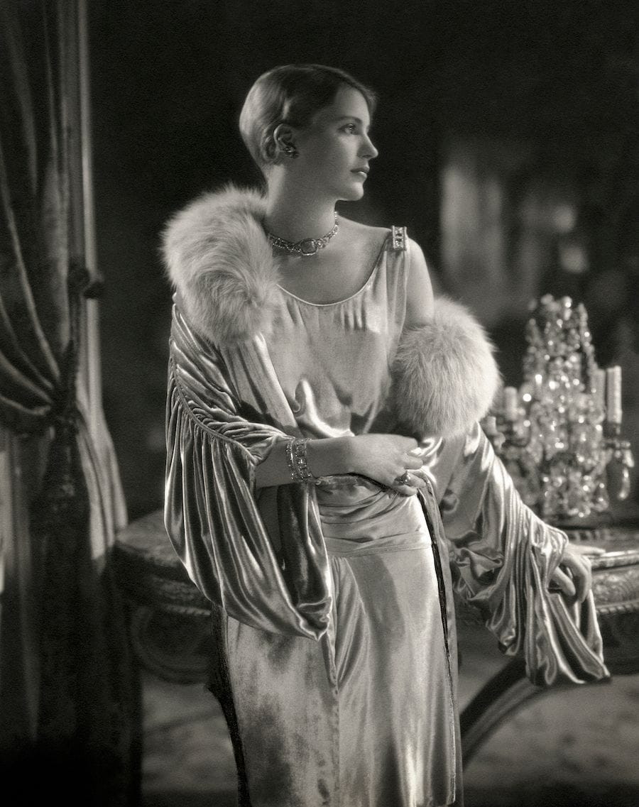 Lee Miller en robe du soir photographiée par Edward Steichen pour Vogue en 1928