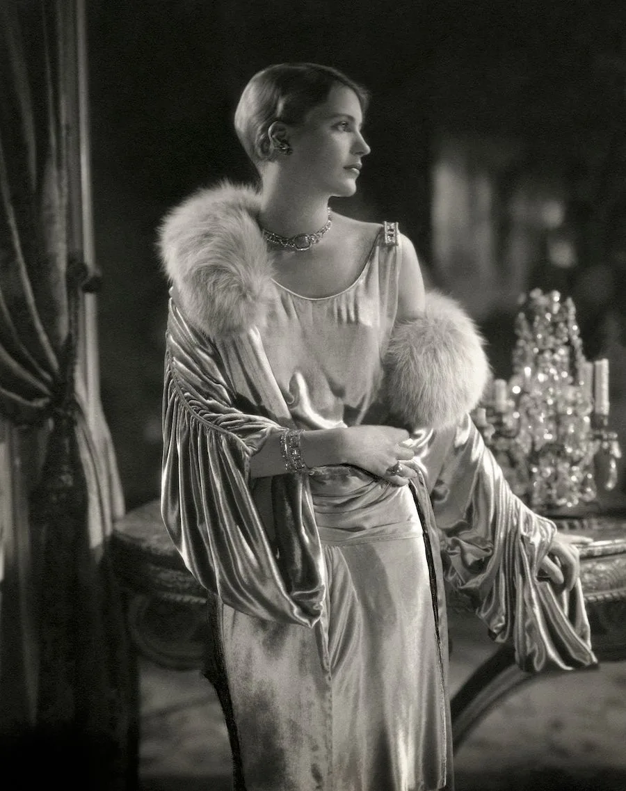 Lee Miller en robe du soir photographiée par Edward Steichen pour Vogue en 1928