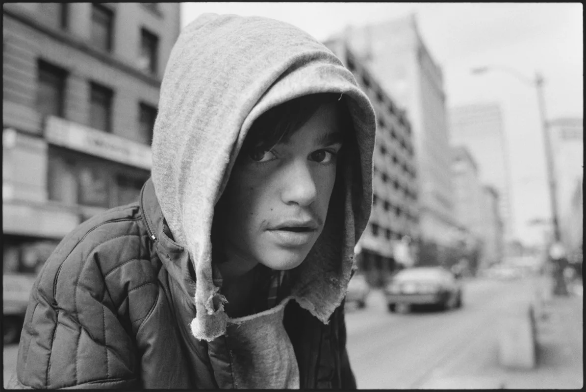 Mary Ellen Mark, Dewayne on Pike Street, Seattle, 1983