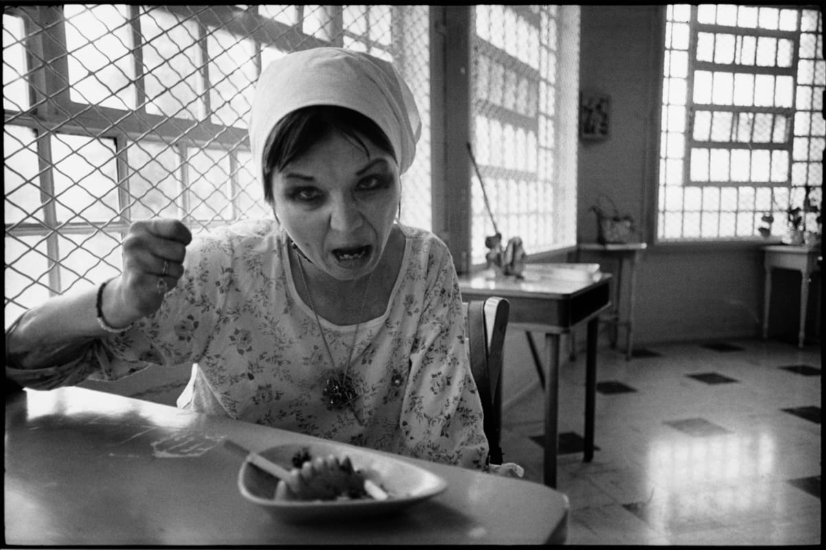 Mary Ellen Mark, Mona, angry, Ward 81, Salem, Oregon, 1976