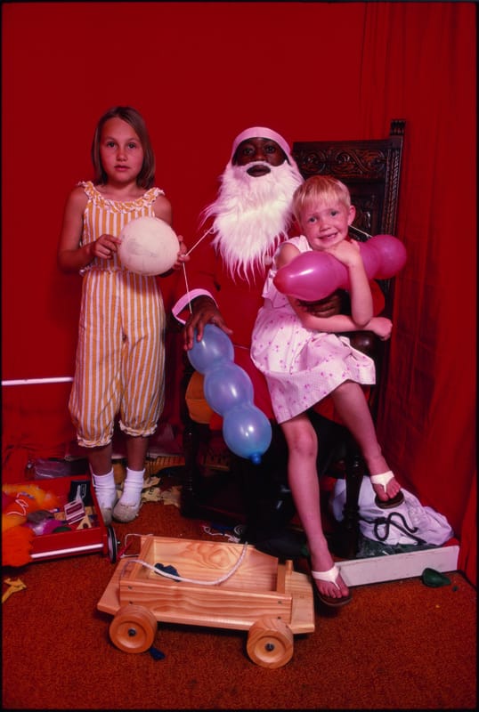Mary Ellen Mark, Department store Santa Claus, Harare, Zimbabwe, 1983