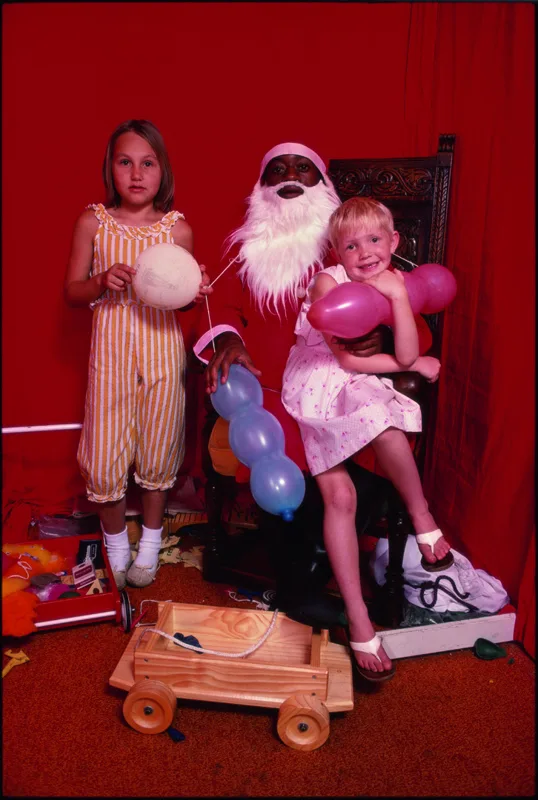 Mary Ellen Mark, Department store Santa Claus, Harare, Zimbabwe, 1983