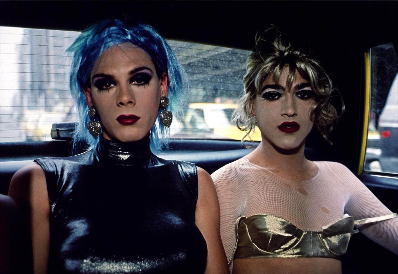 Nan Goldin, Misty et Jimmy Paulette dans un taxi, New York, 1991