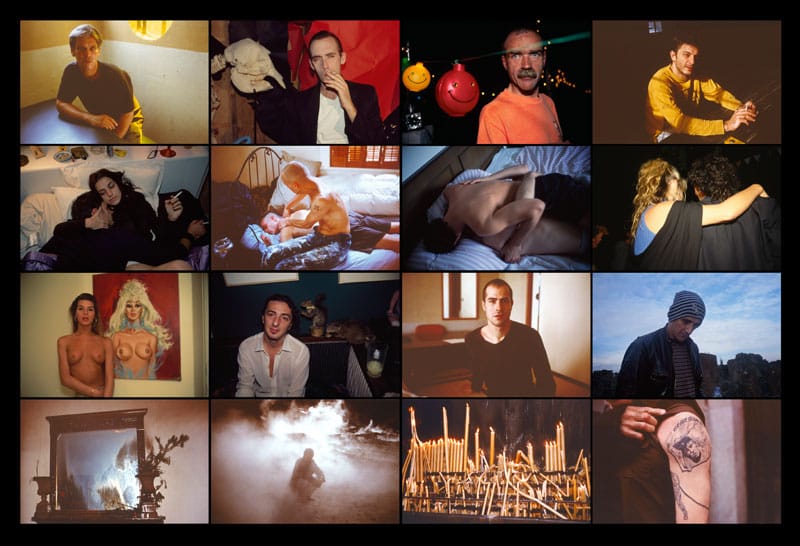 Nan Goldin, Positive Grid, seize photographies assemblées en une seule pièce