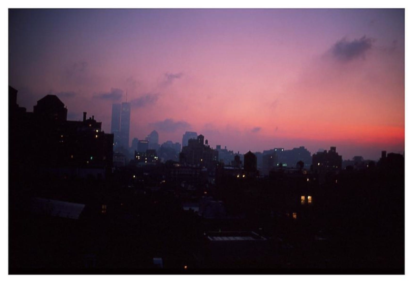 Nan Goldin, Skyline from my window, New York