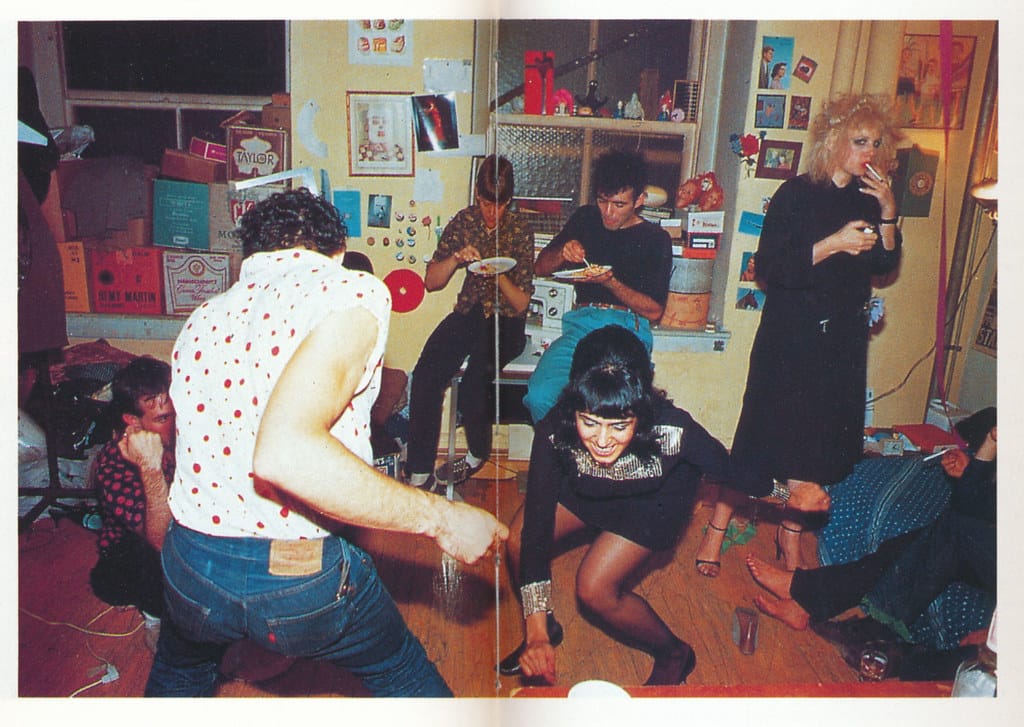 Nan Goldin, Twisting at my birthday party, New York, 1980
