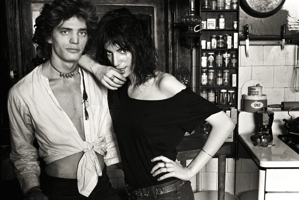 Robert Mapplethorpe et Patti Smith, New York, 1976. Photographie de Norman Seeff.