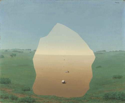 Le Baiser de René Magritte peint en 1938