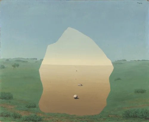 Le Baiser de René Magritte peint en 1938