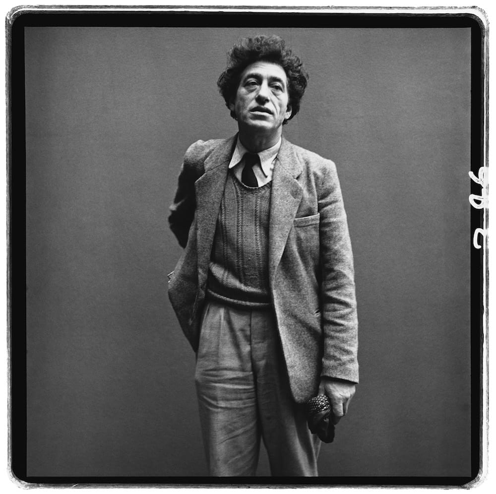 Portrait d'Alberto Giacometti par Richard Avedon, 1958
